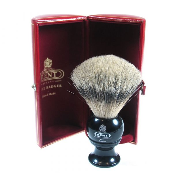 KB Kent BLK4 Silvertip Badger Brush