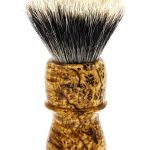 Declaration Grooming / Elite Razor - Black Ash Burl LE B5 - 26mm Fan (Finest Badger Shaving Brushes)
