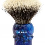 Shavemac - 2018 LE D01 2-Band Amethyst - Shaving Society - 24mm Flat (Silvertip Badger Shaving Brushes)